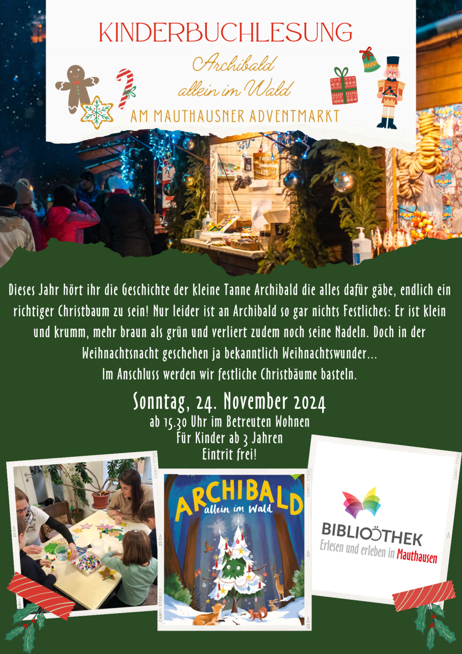 Kinderbuchlesung am Mauthausner Adventmarkt