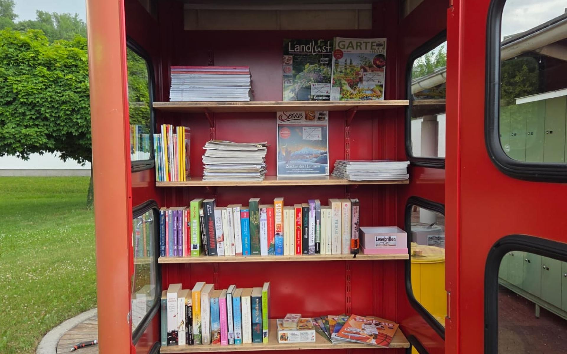 Bücherzelle Freibad Mauthausen